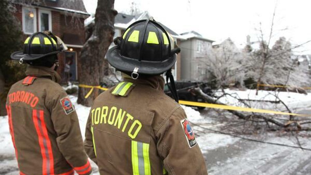 Ľadová búrka v Kanade