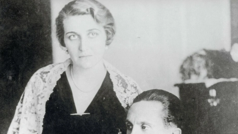 Joseph Goebbels s manžekou Magdou