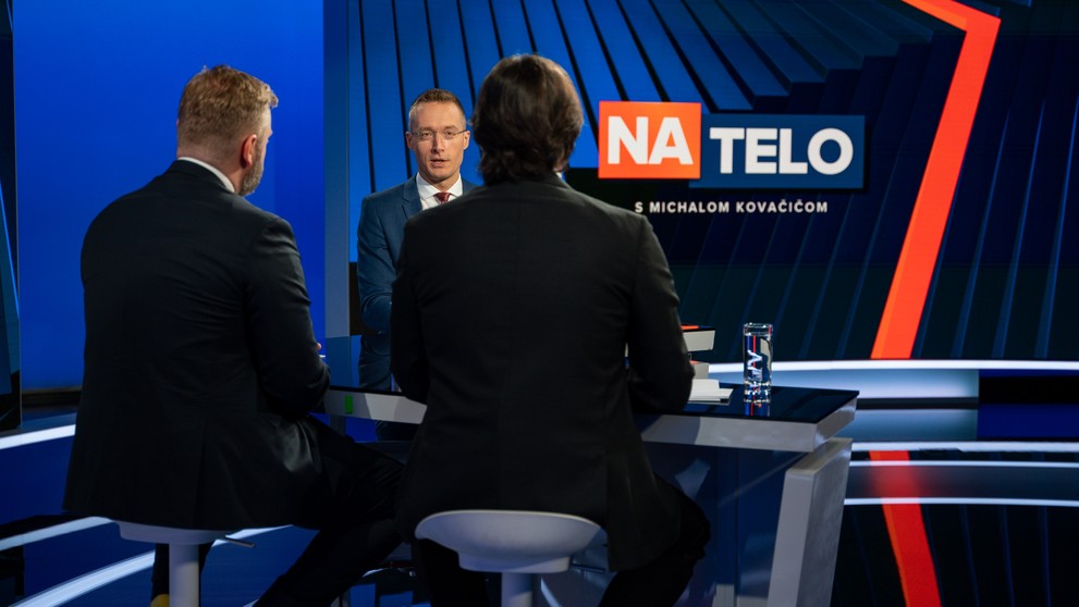 Robert Kaliňák a Juraj Krúpa v Na telo.