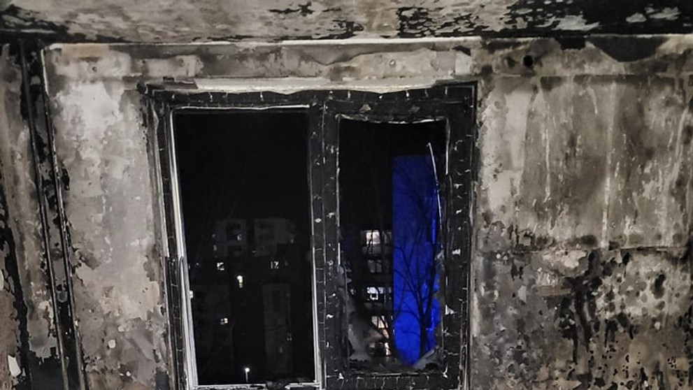 Požiar bytu v Hlohovci