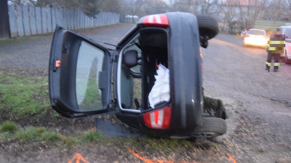 Nehoda v obci Želovce.