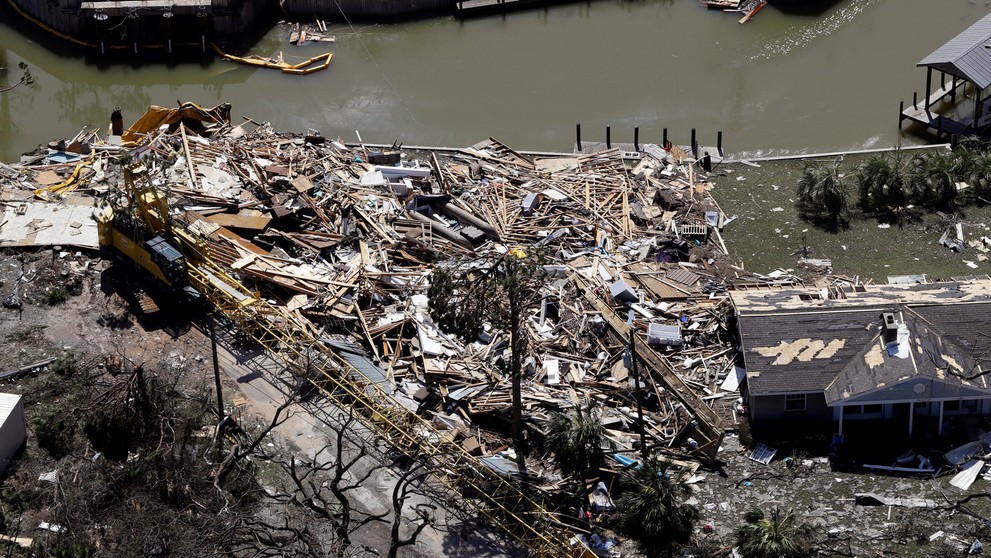 Hurikán Michael na Floride v USA
