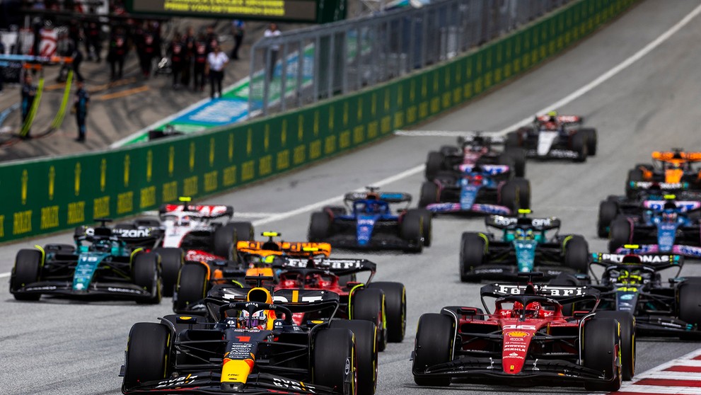 Štart Veľkej ceny Rakúska.