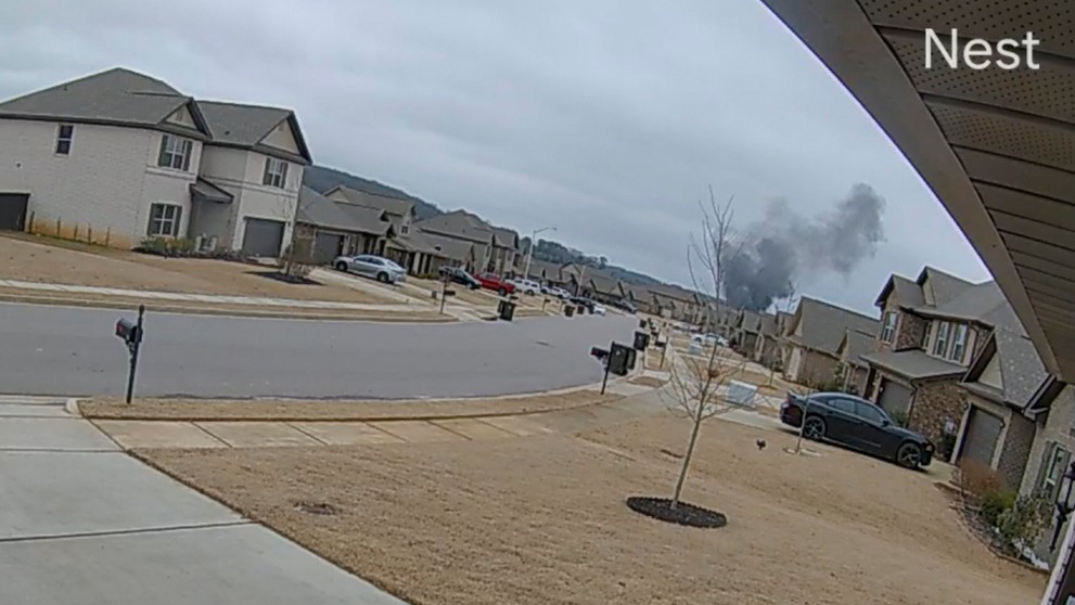 Pád vojenského vrtuľníka.