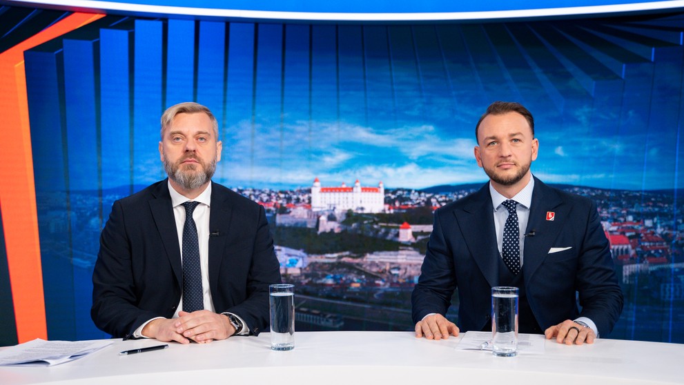 Juraj Krúpa a Matúš Šutaj Eštok v relácii Na telo