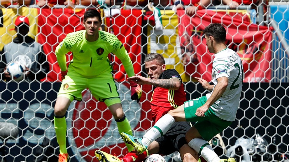 Snímky zo zápasu Belgicko - Írsko