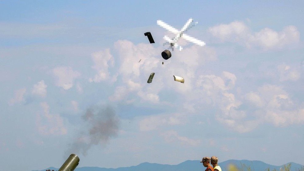 Test severokórejského dronu.