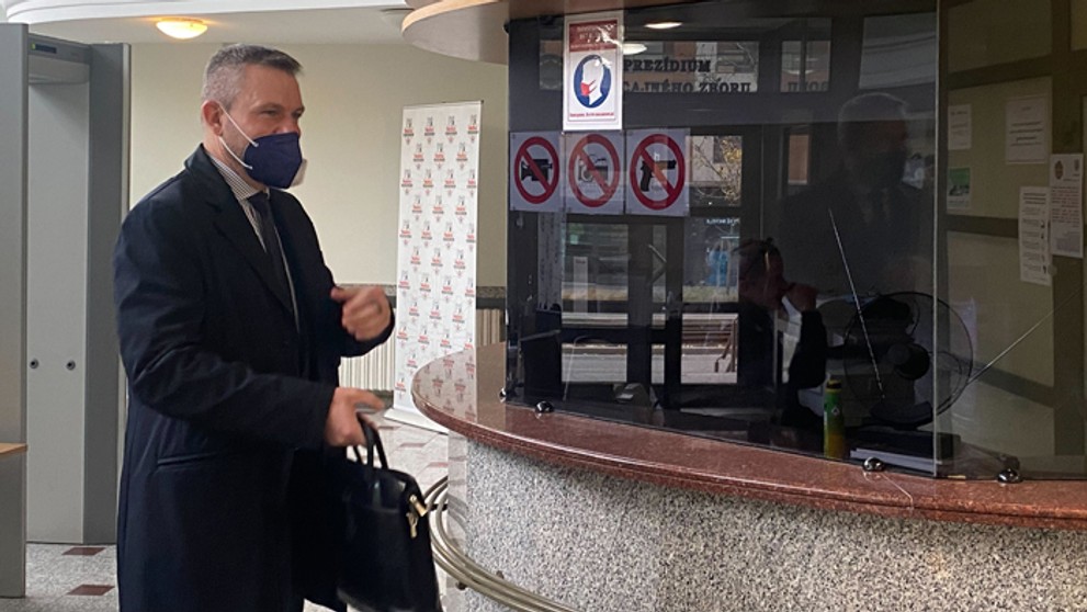 Peter Pellegrini na NAKA.