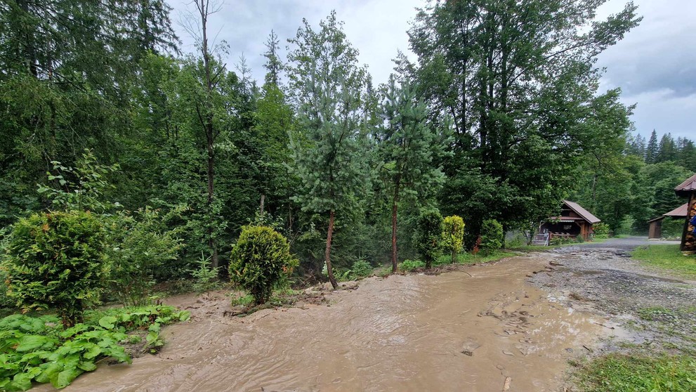 Monkova dolina v deň nešťastia.