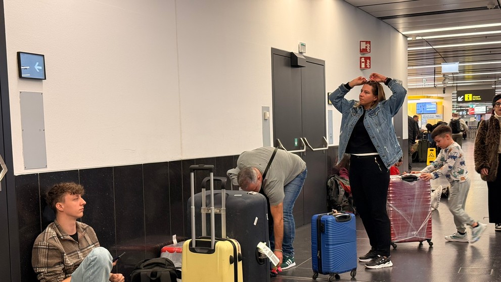 Zábery z viedenského letiska