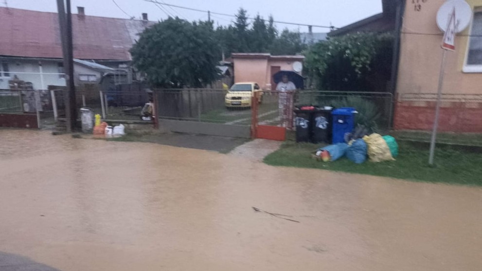 V Zborove vyhlásili tretí stupeň povodňovej aktivity