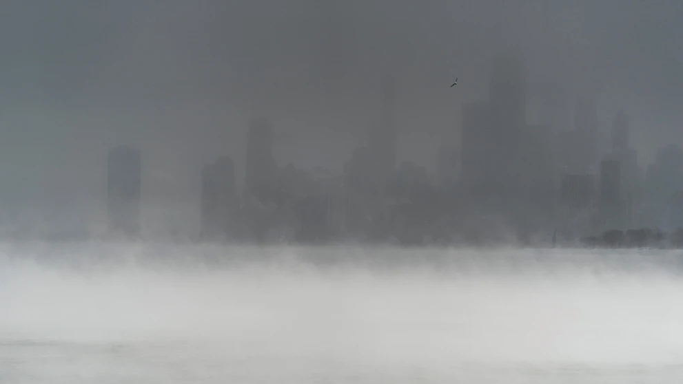 Zamrznuté Chicago.