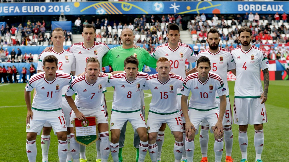 Maďarská základná jedenástka pred duelom s Rakúskom na ME vo Francúzsku.