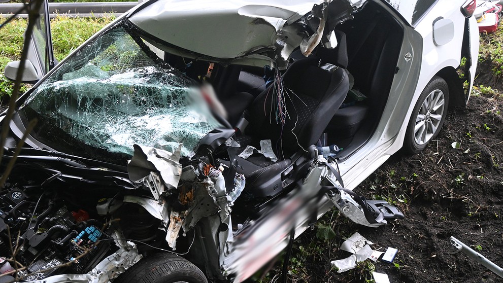 Nehoda pri obci Kľačno.