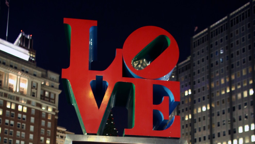 Love Park vo Philadelphii.