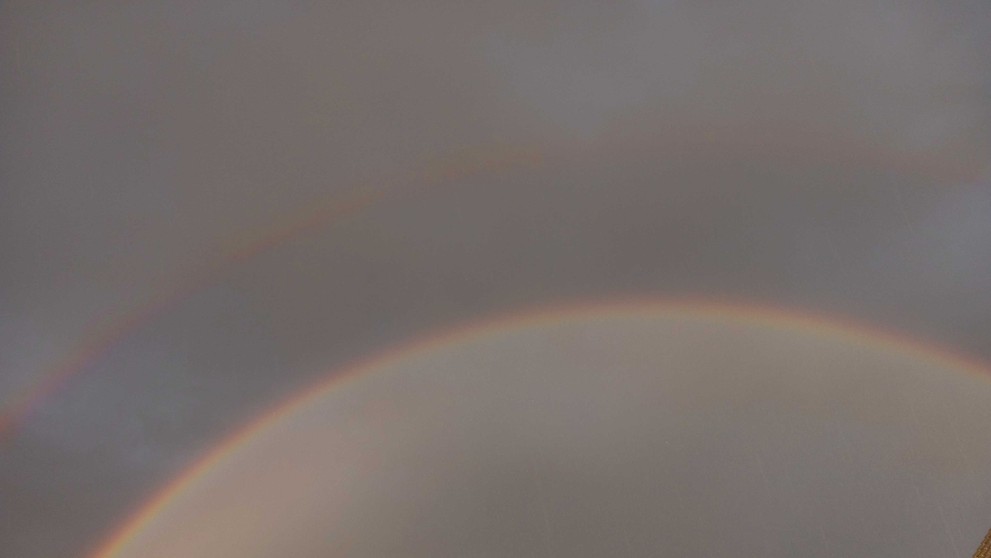 Dvojitá dúha nad Stupavou