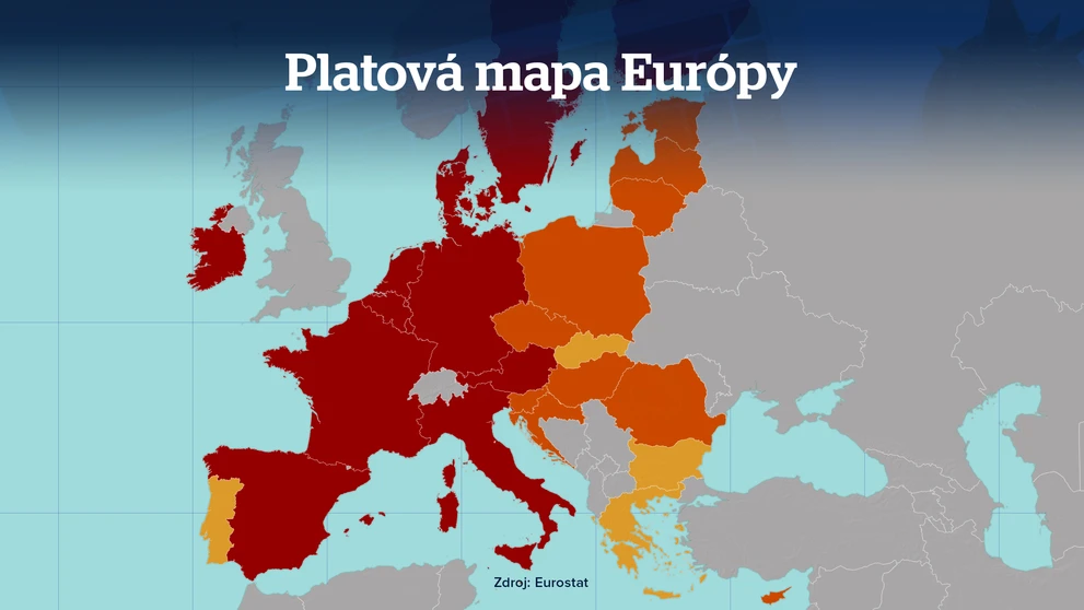 Porovnanie platov v rámci európskych krajín 