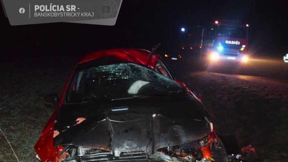 Nehoda neďaleko Tornale.