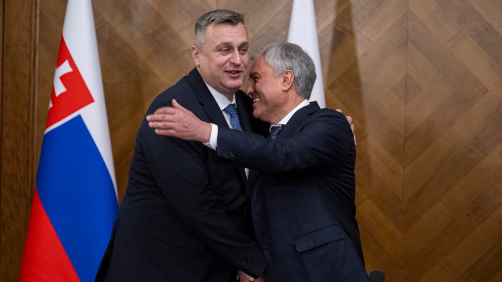 Podpredseda NR SR Andrej Danko sa v Moskve stretol s predsedom ruskejŠátnej Dumy Vjačeslavom Volodinom (2)