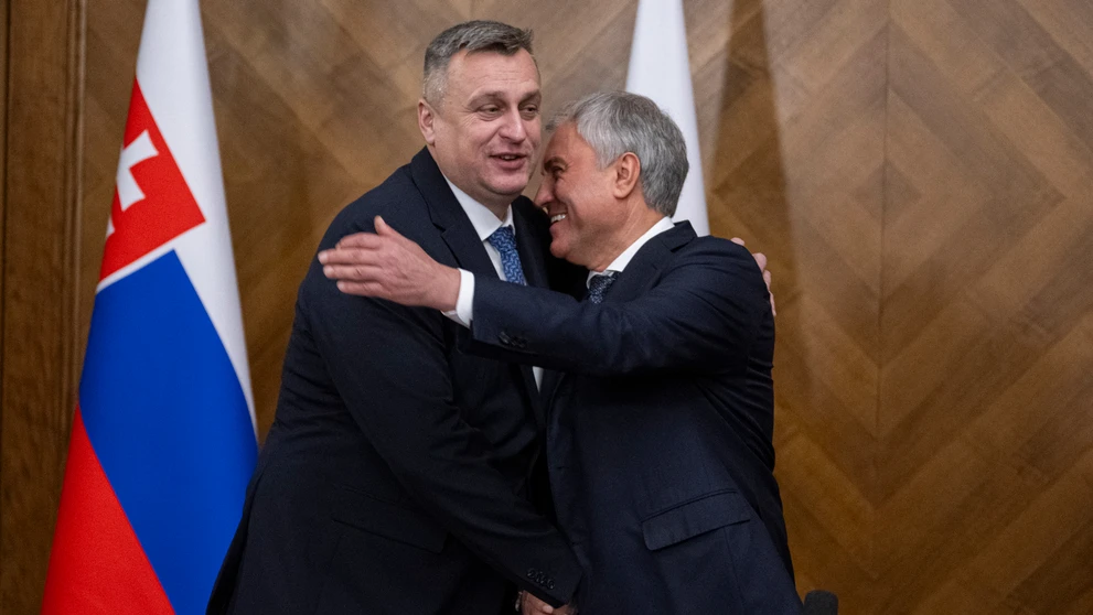 Podpredseda NR SR Andrej Danko sa v Moskve stretol s predsedom ruskejŠátnej Dumy Vjačeslavom Volodinom (2)