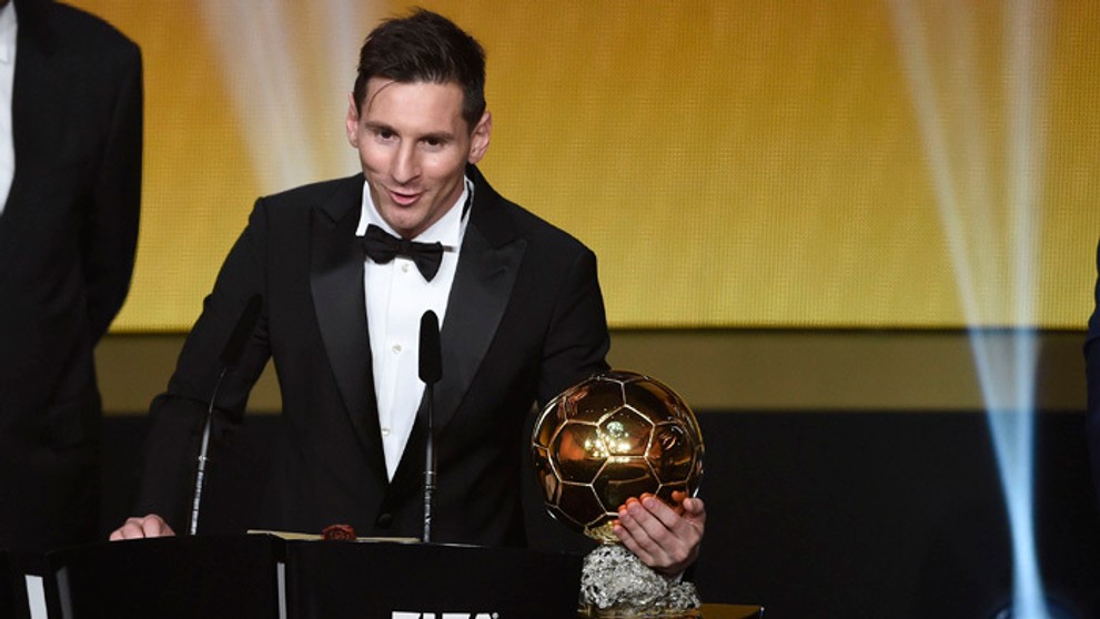 Držiteľ Zlatej lopty Lionel Messi.