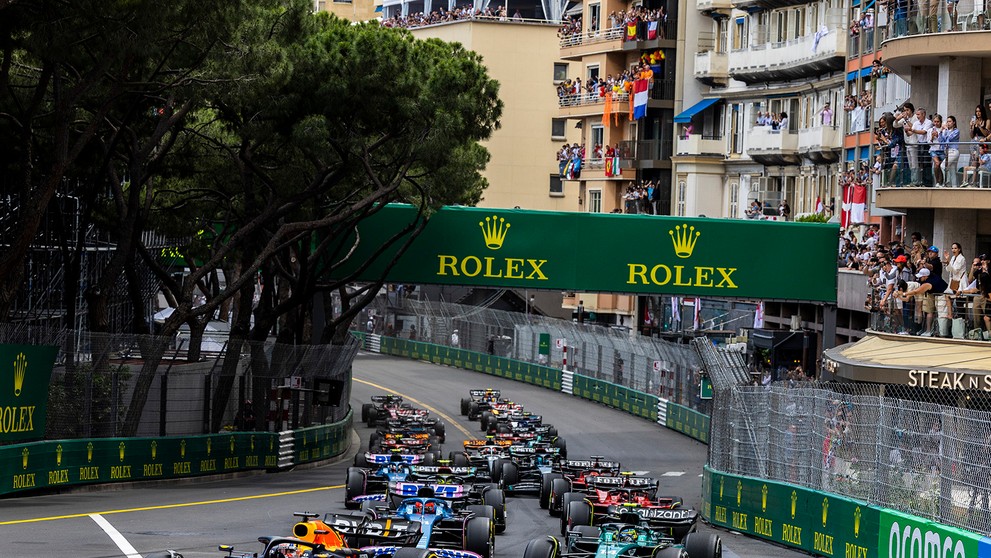 Štart veľkej ceny Monaka