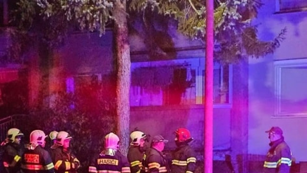 Požiar v pivnici obytného domu