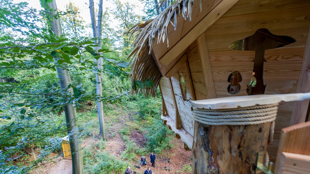 Domček na strome na bratislavskom Kačíne