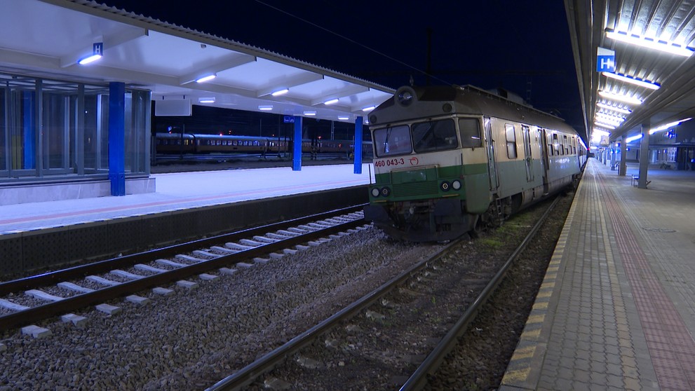 Vykoľajený vlak v Košiciach