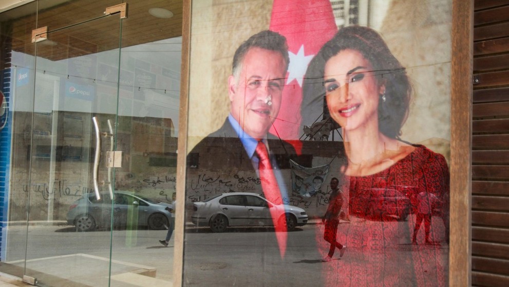 Jordánsky kráľ Abdulláh II. s manželko - kráľovnou Raniou.