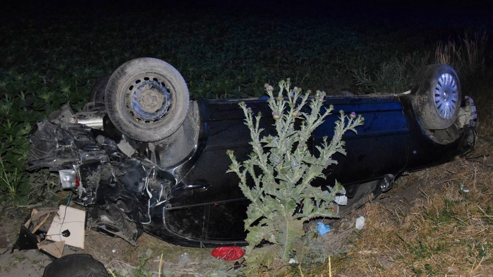 Zábery z dvoch dopravných nehôd v Nitrianskom kraji