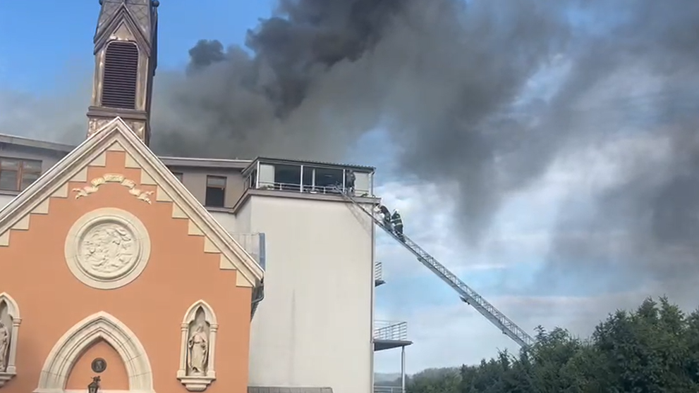 V Piešťanoch horí hotel