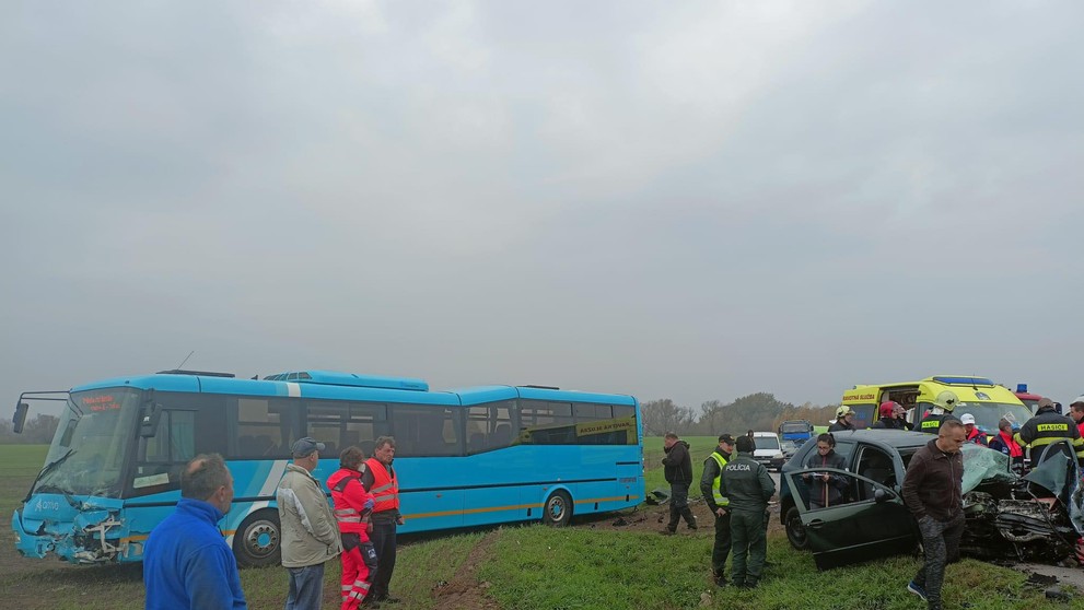 Zásah pri dopravnej nehode Chotín