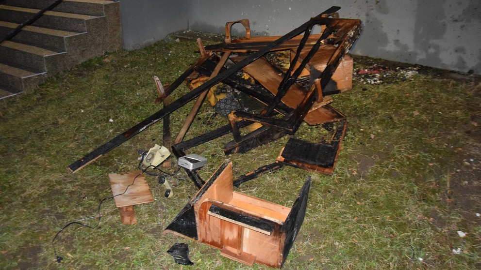 Požiar bytu v Prievidzi.