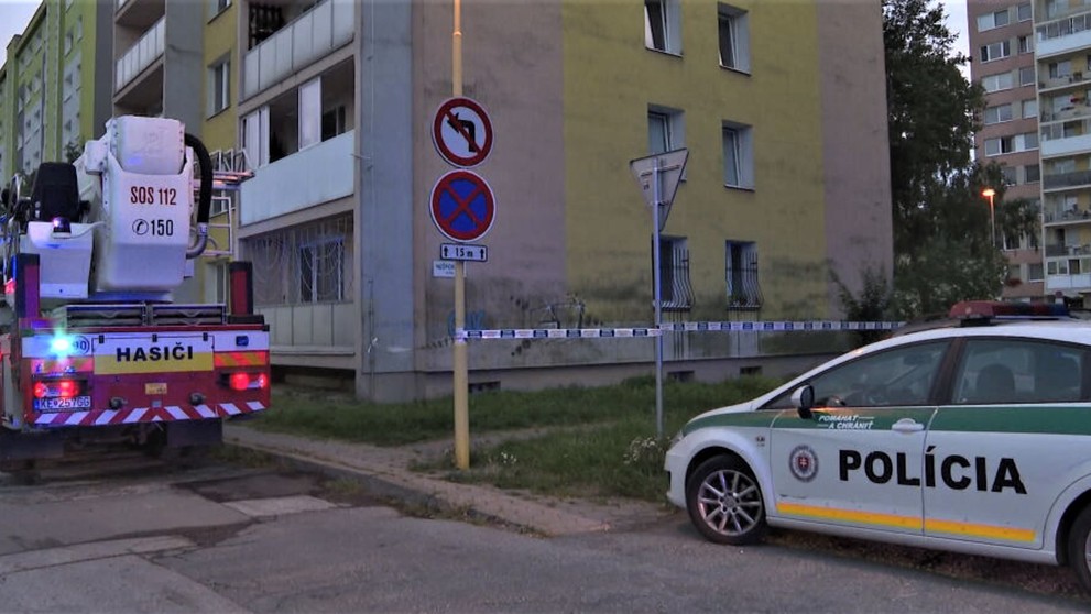 Požiar v Košiciach. 