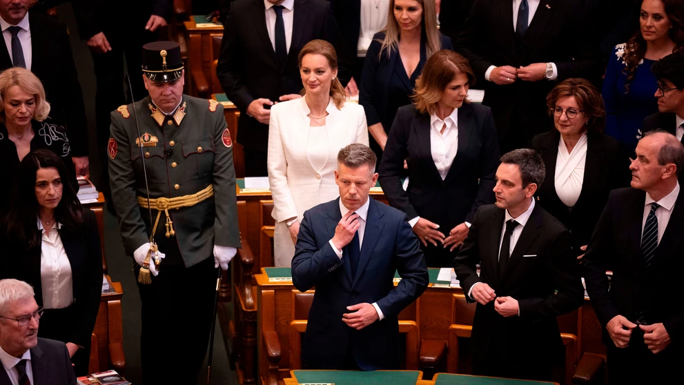 Ustanovujúca schôdza parlamentu v Maďarsku.