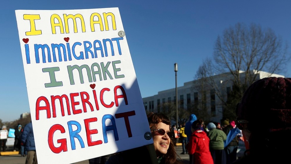 Protesty proti Trumpovi.