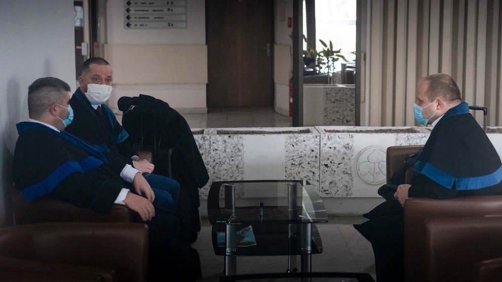 Právni zástupcovia TV Markíza - Tomáš Kamenec, Lucia Tandlich a Daniel Lipšic.