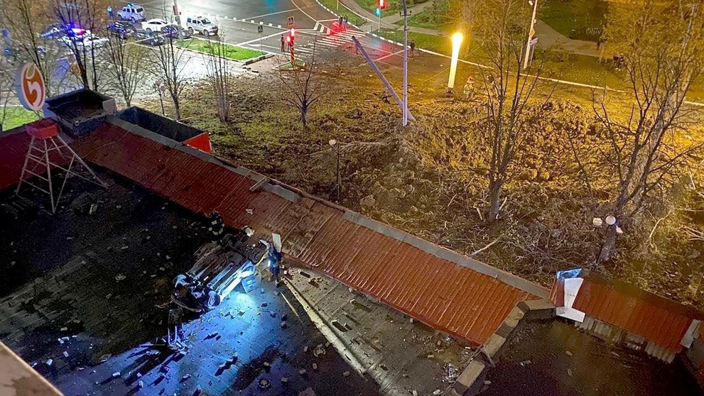 Výbuch bomby v Belgorode