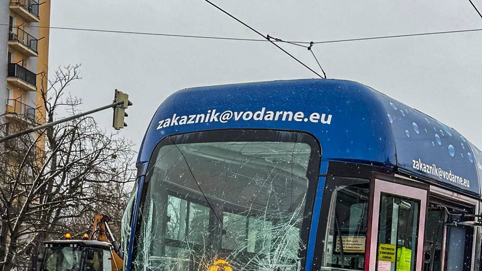 Zrážka električiek v Košiciach