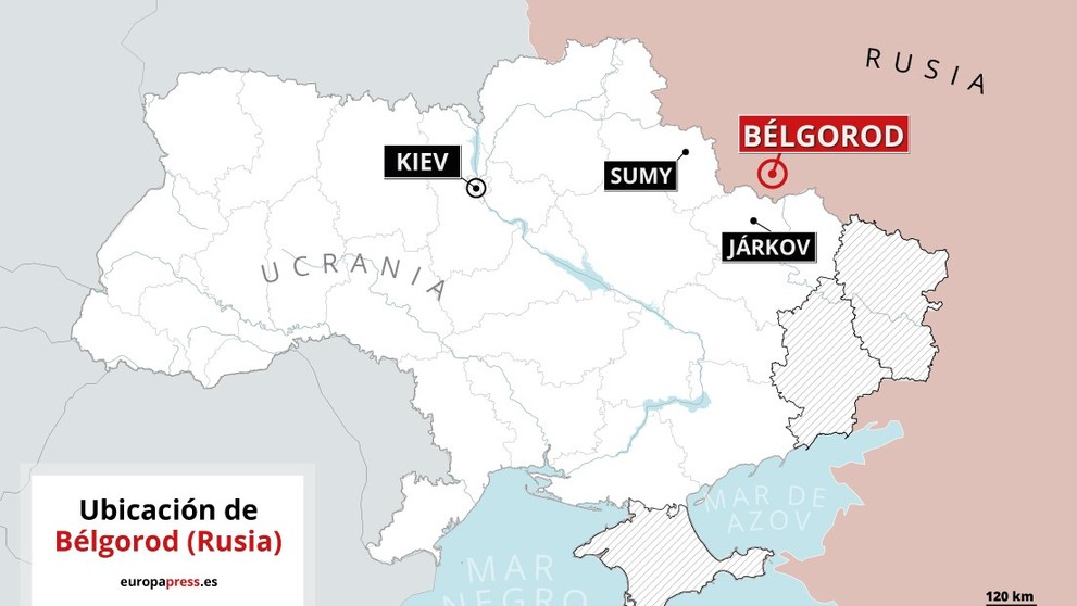 Poloha mesta Belgorod.