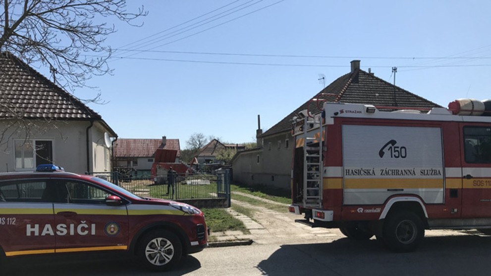 Dom vo Vrábľoch, kde sa stal pracovný úraz.