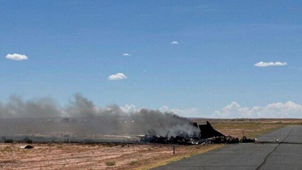 Pád malého lietadla v Arizone. 