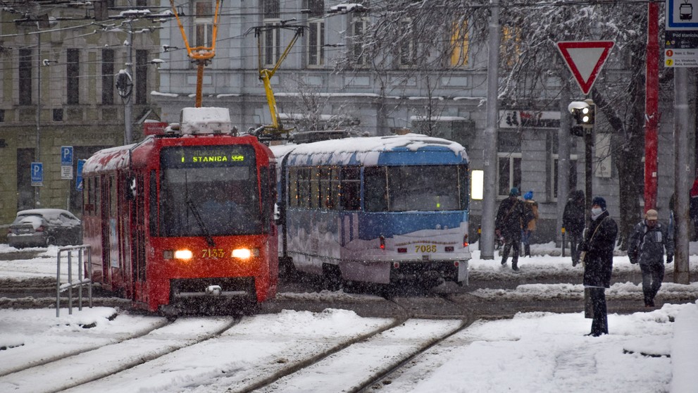 Sneh v Bratislave.