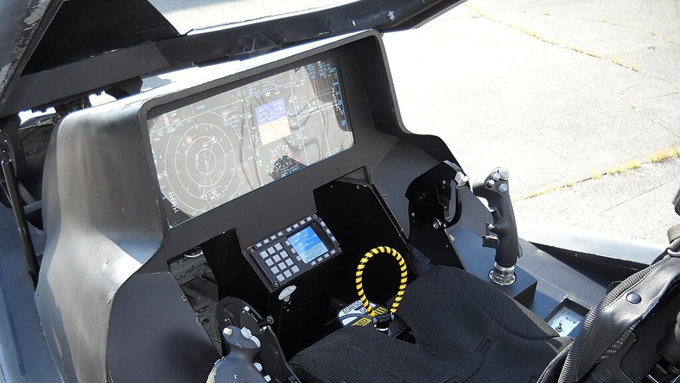 Maketa kokpitu F-35 