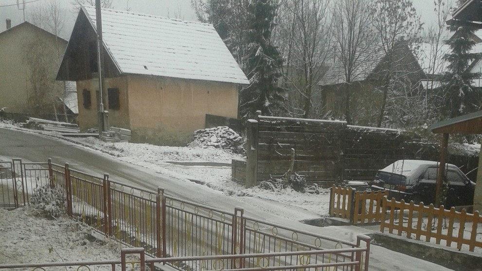 Zasnežený Babín na Orave