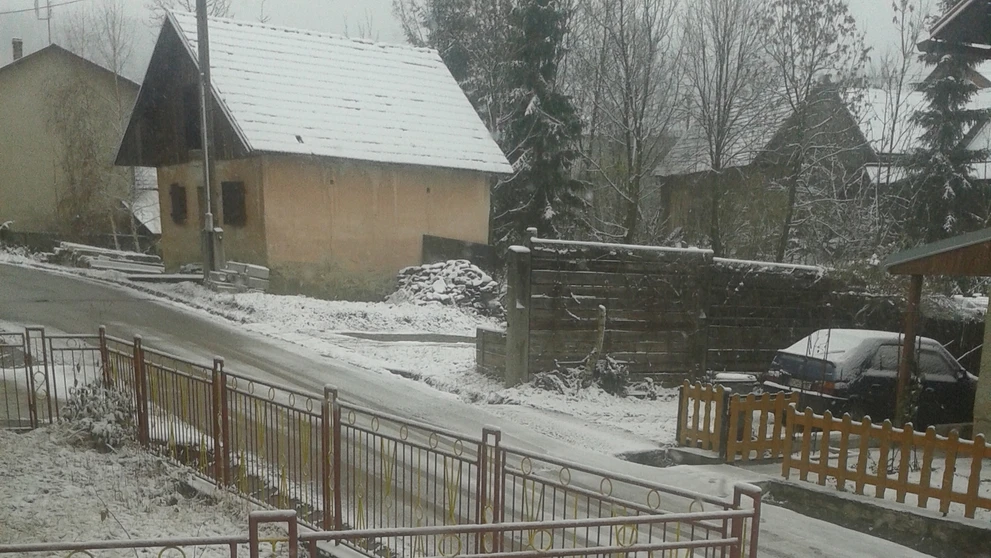 Zasnežený Babín na Orave