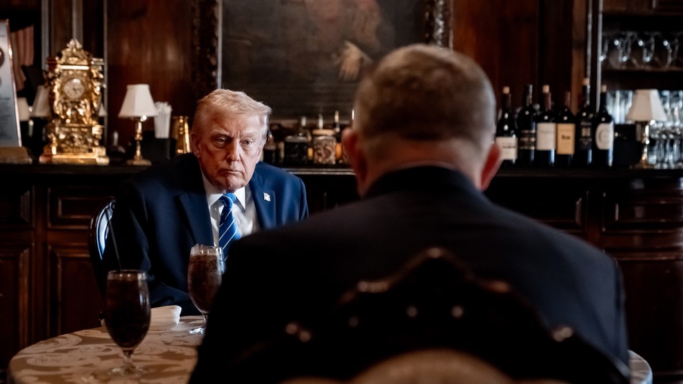 Robert Fico a Donald Trump na Floride v USA