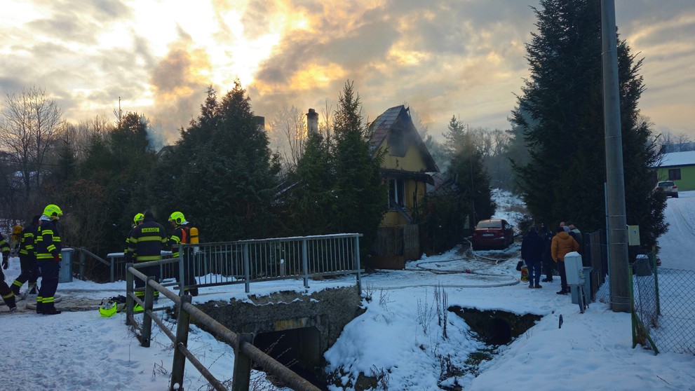 Požiar rodinného domu