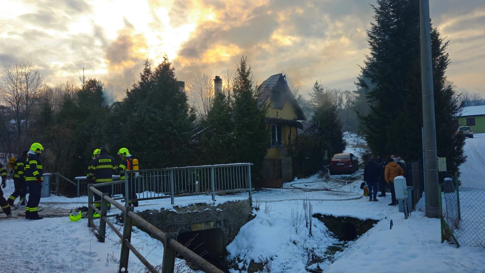 Požiar rodinného domu